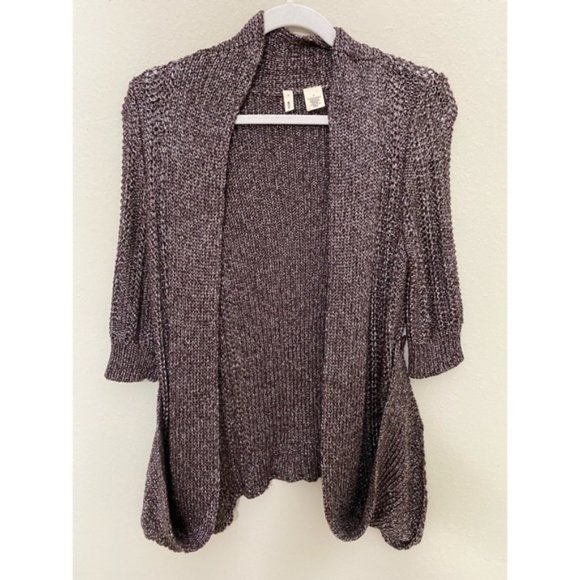 ANTHROPOLOGIE Moth Open Front Convertible Sweater - Picture 4 of 7